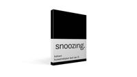 Snoozing - Katoen - Kussenslopen - Set van 2 - 60x70 cm - Zwart