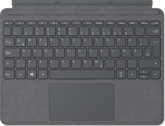 MS Surface Go Typecover - Charcoal - AT/DE