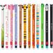 Legami Lot de 12 stylos gel effaçables avec encre effaçable thermosensible, gamme de couleurs différentes d'encre et dessins, pointe de 0,7 mm, design d'animaux