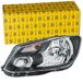 HELLA 1EL 010 551-111 FF Koplamp links VW Caddy III Box (2Ka, 2Kh, 2Ca, 2Ch)