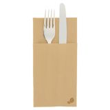 50 Kangoeroe 50 stuks - servetten 55 g/m2 40 x 40 cm Natural Airlaid