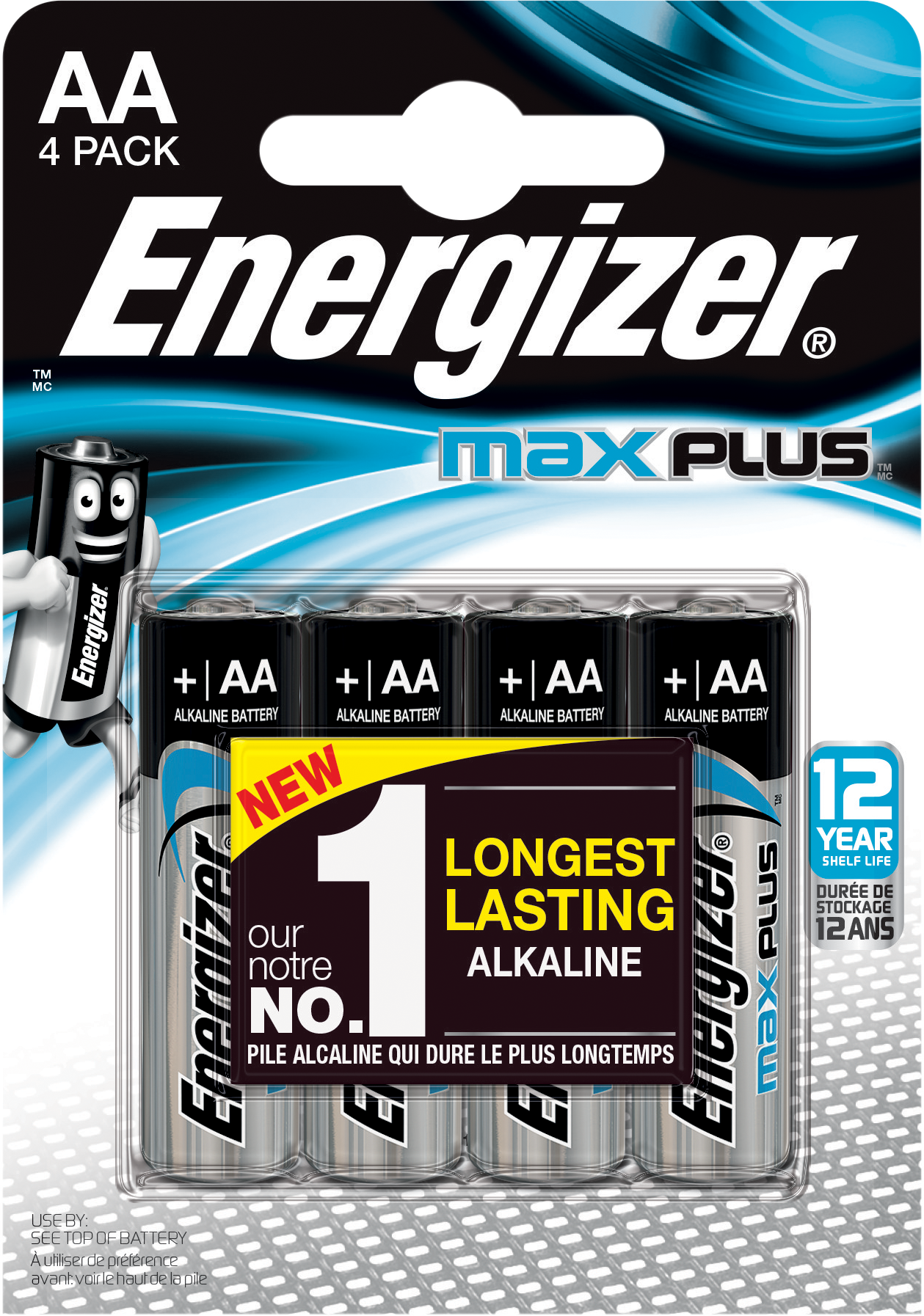 Energizer Max Plus AA - 4 stuks - Alkaline batterijen
