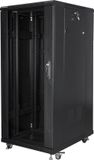 Lanberg FF01-6827-12BL rack 27U Vrijstaande rek Zwart