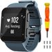 NotoCity voor Garmin Forerunner 35 Strap Zachte Siliconen Vervanging Horloge Band voor Forerunner 35 Smartwatch (leisteen)