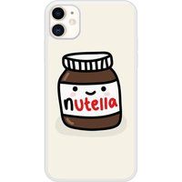 Pate à tartiner Bedrukt siliconen hoesje compatibel met iPhone 11