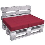 Beautissu Elements – Palletkussen 120x80cm - Zitkussen Rood