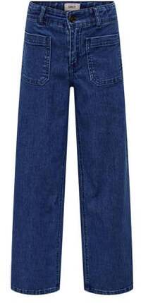 ONLY KIDS ONLY GIRL wide leg jeans KOGSYLVIE medium blue denim