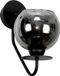 Lupia Lampe murale en verre graphite noir, douille E14