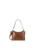 Pierre Cardin Schoudertas voor dames van echt leer, Made in Italy, 28 x 24 x 15,5 cm 55090