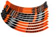 Stage6 Velgrand stickerset Stage6 12 inch orange / noir