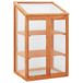 vidaXL Broeikas 60x45x100 cm vurenhout