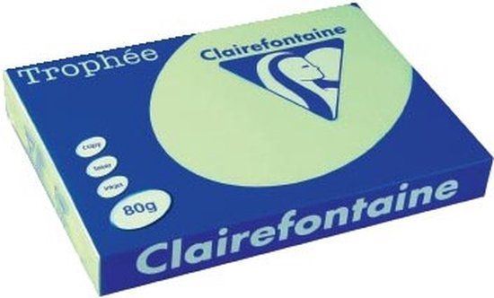 Clairefontaine Trophée Pastel A3, 80 g, 2500 vel, Groen
