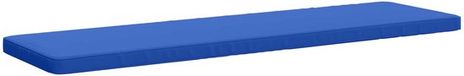 vidaXL - 1-delig - Coussin de banquette - VUGHT - 100% Polyester - Bleu royal