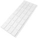 Adsamm® White Rectangular Felt Glides - 20x30mm, 3.5mm Thick