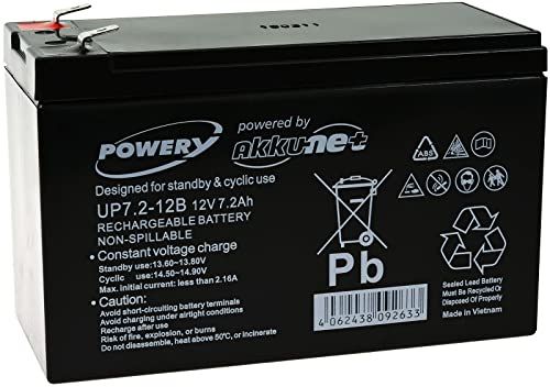 akku-net Lood-Gel-Accu voor USV APC Power Saving Back-UPS Pro 550, 12V, Lead-Acid