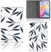 Samsung Galaxy Tab S6 Lite | S6 Lite (2022) Housse de tablette Feuilles Bleu