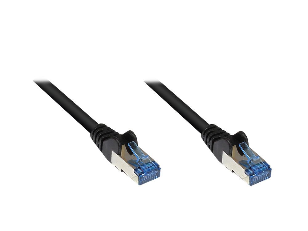 Alcasa 8060-H003S netwerkkabel Zwart 0,25 m Cat6a S/FTP