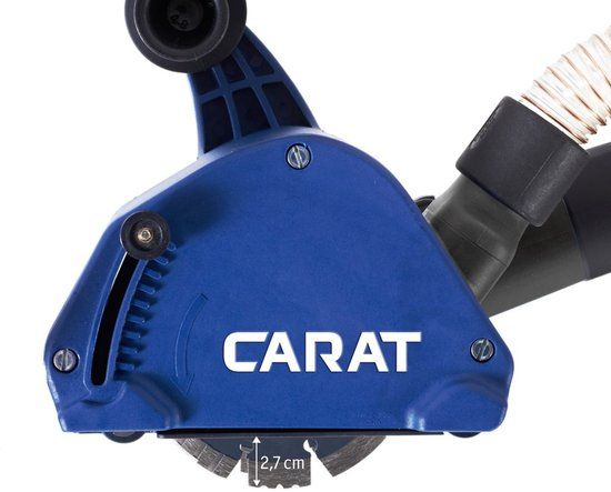 Carat SL-1253 Dustec Sleuvenzaagmachine incl. 2 diamantzaagbladen - 1500W - 125 x 22,2mm