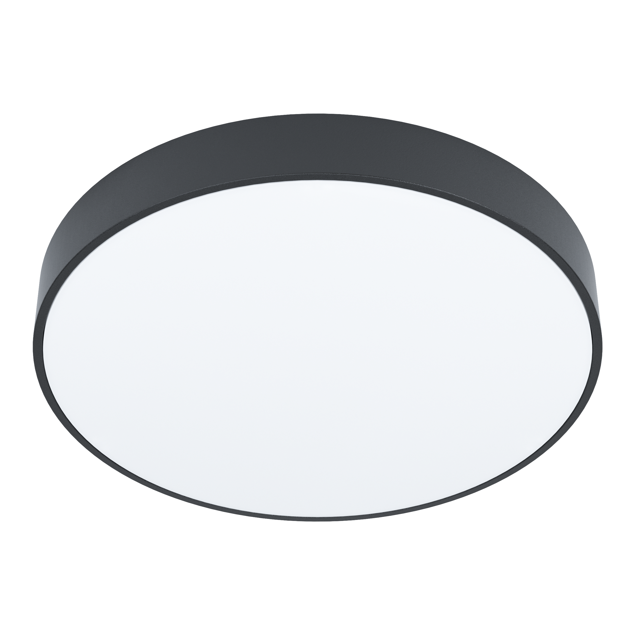 EGLO Zubieta-A Plafondlamp - 1900 Lumen - Zwart/Wit - Dimbaar - Rond
