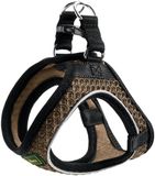 Hunter Hilo Comfort Hondentuigje - Bruin - Maat S (42-48 cm) - Reflecterend