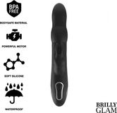 BRILLY GLAM Moebius Rabbit Vibrator and Rotator Zwart