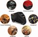 Favoto Motorhoes Outdoor motorhoes 210T Oxford stof afdekhoes indoor motorzeil dubbel genaaid met waterdichte strepen verbeterd slotgat 295 cm x 105 cm x 125 cm
