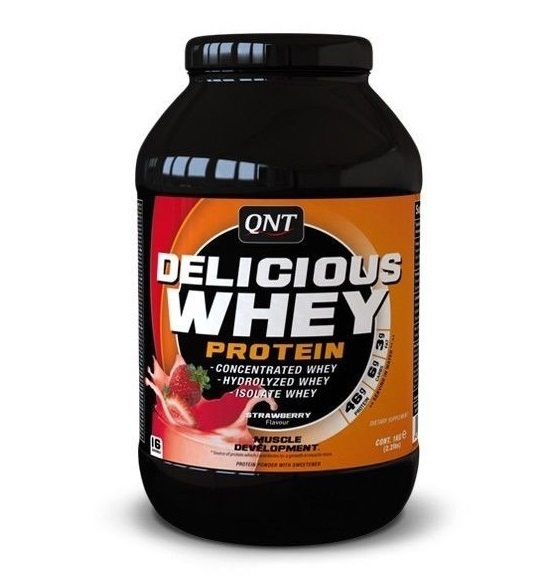 Qnt Delicious Whey Protein Powder Strawberry