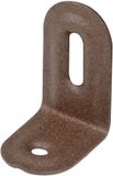 Alberts DURAVIS® verstelbare hoekbeugel, roestbruin duplex gecoat, 28 x 40 x 22 mm, 50 stuks