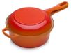 LE CREUSET 2-IN-1 Steelpan - 22cm - Oranje - Gietijzer