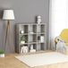 vidaXL Boekenkast 98x29x97,5 cm bewerkt hout betongrijs