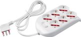 ROSI prise multiple Emilia 6 prises - Blanc