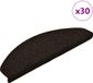 vidaXL Trapmatten Zelfklevend 30 stuks 65x21x4 cm Donkerbruin