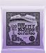 Ernie Ball Ukulele - Gitaarsnaren - Zwart Nylon met Balletje - Gewonden Sol - 28-40