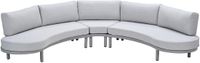 Garden Impressions Potenza aluminium loungeset - taupe - valley sand