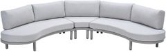 Garden Impressions Potenza aluminium loungeset - taupe - valley sand