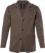 JP 1880 - Heren - Gebreid jasje FLEXNAMIC® Milano-breigoed reverskraag - Kakibruin - Maat 3XL