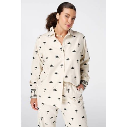 MS Mode blouse broderie ecru