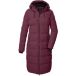 killtec dames Gewatteerde jas/functionele jas in donslook met capuchon KOW 56 WMN QLTD CT, hellpflaume, 48, 41810-000