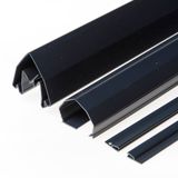 Arte Viva Finger Alert Professional deurstrip 180° antraciet 229cm