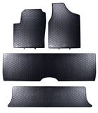 GEYER & HOSAJA Rubberen automatten 820/4C compatibel met Ford Galaxy Mk1 7 per. (1995-2006), Seat Alhambra I 7 per. (1996-2010) en Volkswagen Sharan I 7 per. (1995-2010)