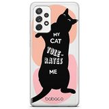 ERT GROUP mobiel telefoonhoesje voor Samsung A72 5G origineel en officieel erkend Babaco patroon Cats 003 optimaal aangepast aan de vorm van de mobiele telefoon, gedeeltelijk bedrukt