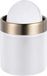Relaxdays Tafelprullenbak - 1,5 l - wit-goud