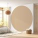 Papier peint rond - couleur tendance - 717 - diamètre 240 cm en 4 parties