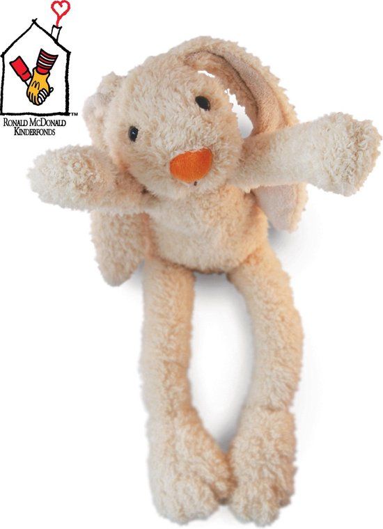 Happy Horse Ronald McDonald Kinderfonds Knuffel 46 cm - Beige - Konijn - Baby knuffel
