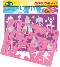 Simm Spielwaren Stencils Princess & Elves Art Stencil - Multicolour - For Girls