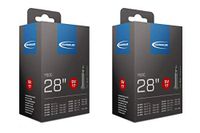 Schwalbe Set van 2 binnenbanden 700 x 35 C met Presta-ventielen, zwart, 71,1 cm