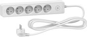Schneider Bloc multiprise 5 prises 2P+T - Blanc / 5