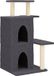 vidaXL Kattenmeubel met sisal krabpalen 97 cm donkergrijs