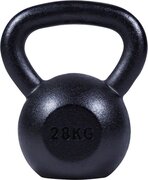 Gorilla Sports Kettlebell (28 kg) Gietijzer Zwart (extra stabiel)