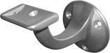 Hermeta Leuningdrager 3502 Alu.zilverkleurig geanod.D.Wandplaat 56mm rechte oplegging